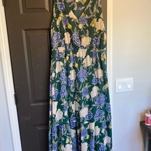 Long floral dress